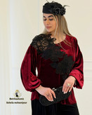 شومیززنانه مخمل اپلیکه دوزی کد۳۷