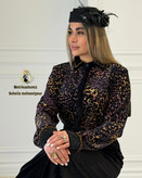 شومیززنانه حریرگل مخملی کد۴۵