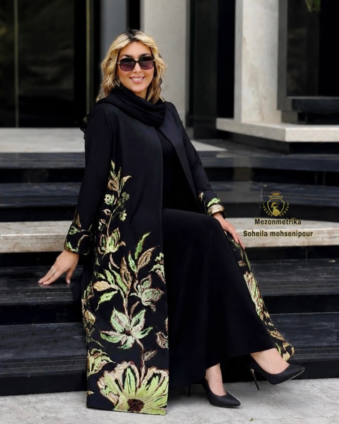 مانتو زنانه ژاکارد ترک گل برجسته کد52